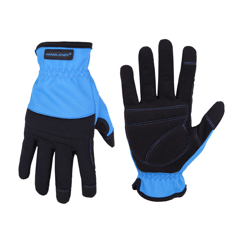 HANDLANDY 3 paires de gants de travail ultralégers DIY Construction 6104