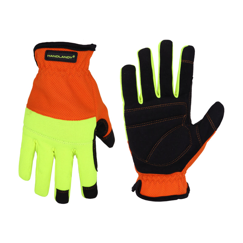 HANDLANDY Ultralight Work Gloves DIY Construction 6104 (2 Pairs)