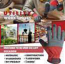 HANDLANDY 3 Paar ultraleichte Arbeitshandschuhe DIY Bau 6104