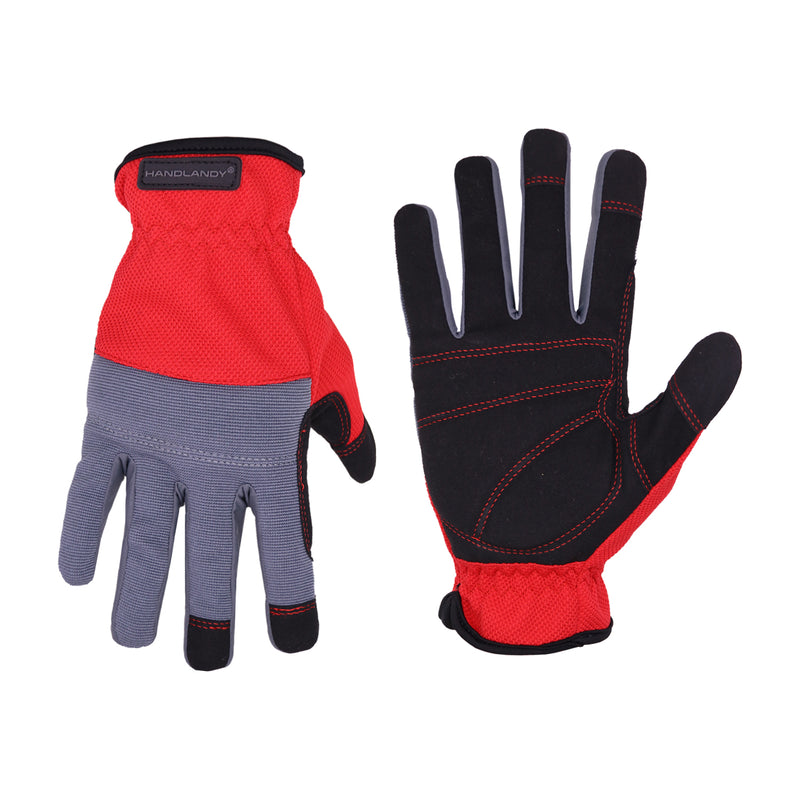 HANDLANDY 3 paires de gants de travail ultralégers DIY Construction 6104