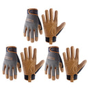 Handlandy Leather Work Gloves Utility Safety Driver Cowhide Palm 6169
