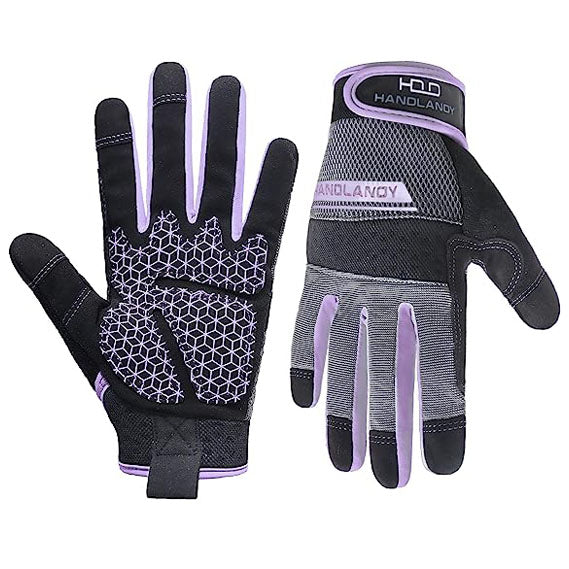 Handlandy Women Utility Work Gloves Touch Screen Neoprene Yard 6035VI