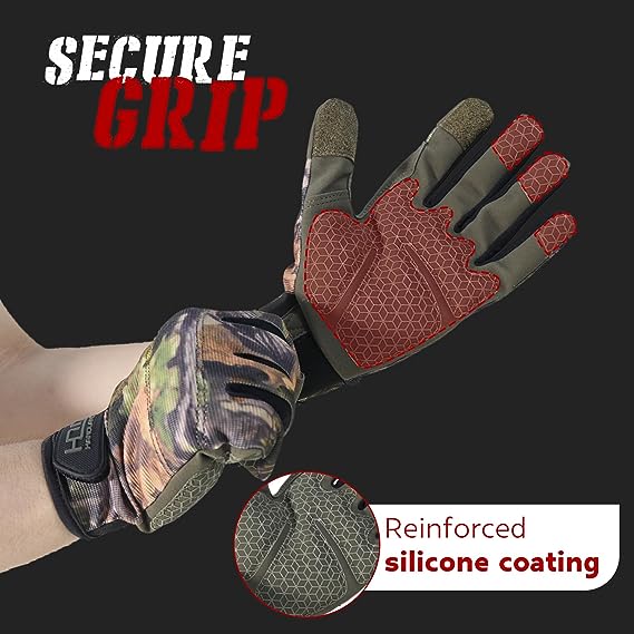 HANDLANDY Touchscreen Multi-Purpose Use Outdoor Tactical Gloves 6254