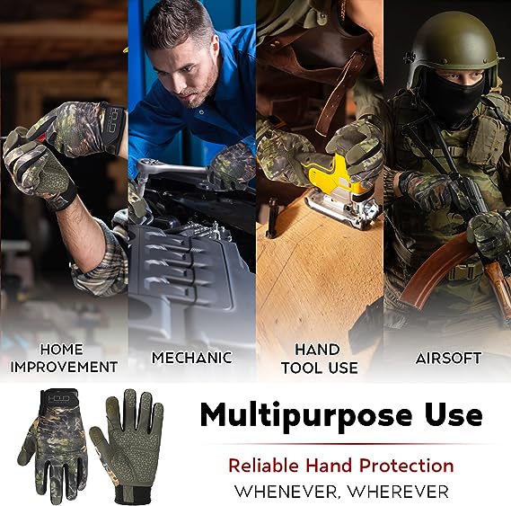 HANDLANDY Touchscreen Multi-Purpose Use Outdoor Tactical Gloves 6254