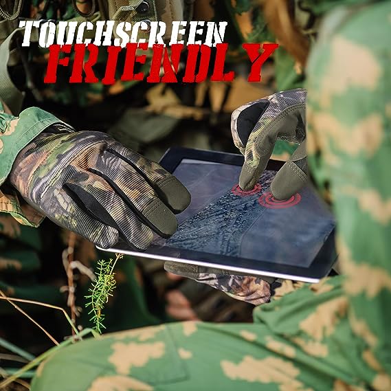 HANDLANDY Touchscreen-Mehrzweck-Taktikhandschuhe für den Außenbereich 6254
