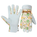 HANDLANDY Gardening Gloves for Women, Breathable Ladies Leather Garden Yard Gloves Best Gift for Gardeners 6298/5191/5216