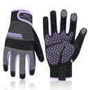 Handlandy Women Utility Work Gloves Touch Screen Neoprene Yard 6035VI