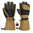 HANDLANDY Winter Waterproof Ski Gloves for Men Women, 3M Thinsulate Windproof Warm Snow Gloves, Thermal Cold Weather Gloves Gift for Skiing Snowboarding Outdoor Sports 8047