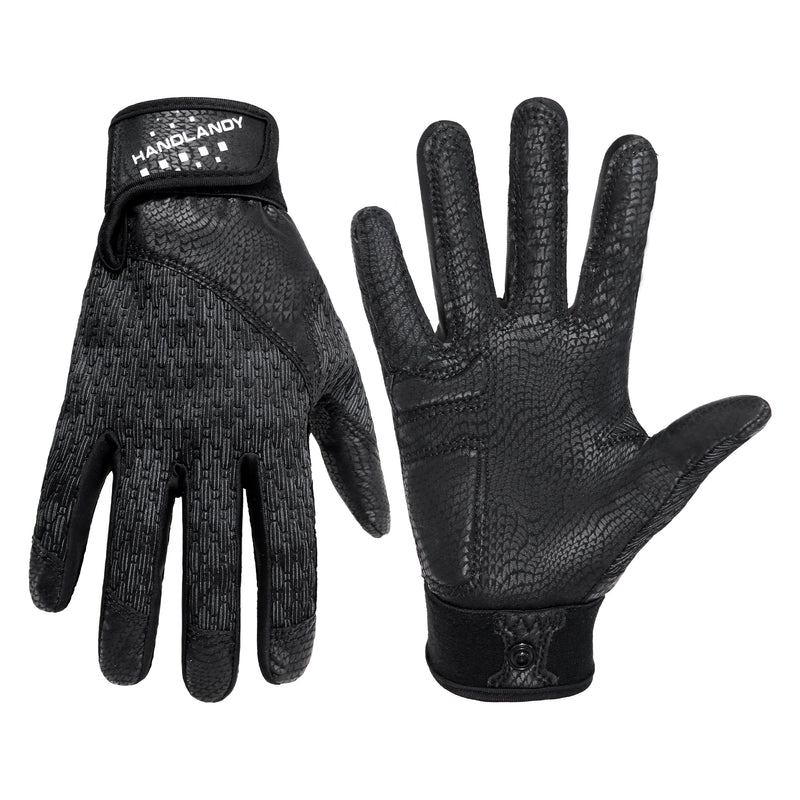 HANDLANDY Baseball Batting Gloves for Adult Youth, Grip Breathable Softball Batting Gloves Fit Men Kids Boys Girls 836