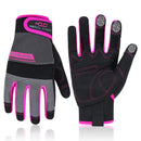 Handlandy Women Work Mechanic Gloves Stretchable Comfortable 6035P