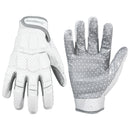HANDLANDY Lineman Gloves for Men, Grippy Padded Offensive Football Gloves for Adult S752