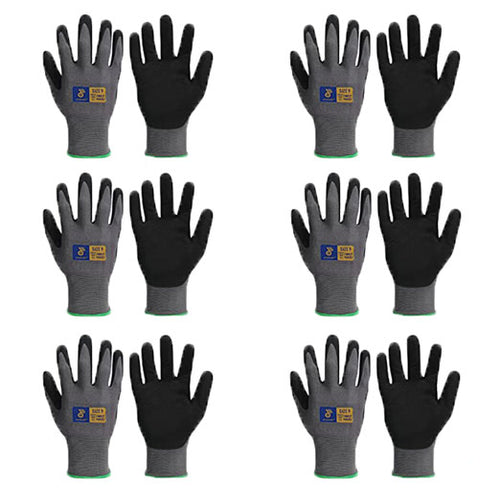 fingerkontrolle handschuhe Handandy Sandy Nitrilbeschichtete Gartenhandschuhe, atmungsaktiv, 1132