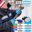 HANDLANDY 12 Pairs Bulk Waterproof Work Gloves for Cold Weather, Insulated Winter Freezer Work Gloves for Men Women 11175