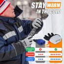 HANDLANDY 12 Pairs Bulk Waterproof Work Gloves for Cold Weather, Insulated Winter Freezer Work Gloves for Men Women 11175