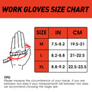 Handlandy Men Work Gloves Reflective Anti Vibration Breathable 5805