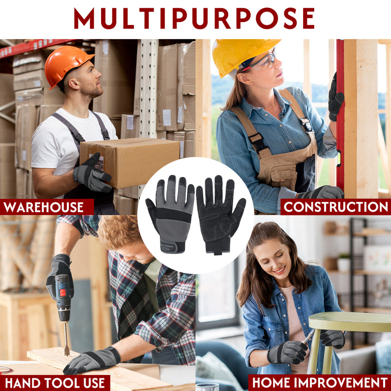 HANDLANDY Flexible Safety Utility Touch Screen Mechanics Gloves 6295 6296 6361