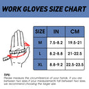 Handlandy Men Work Gloves Reflective Anti Vibration Breathable 5805