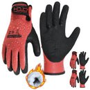 HANDLANDY Waterproof Work Gloves for Cold Weather, Insulated Winter Freezer Work Gloves with Grip for Men Women 11175