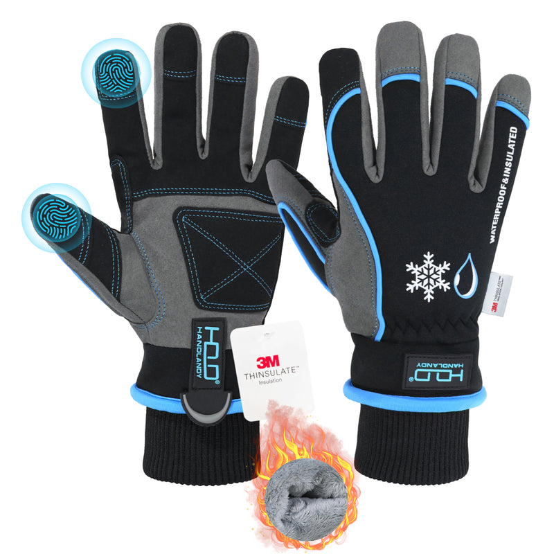 HANDLANDY Thermal Freezer Gloves Waterproof Insulated 8030 8034