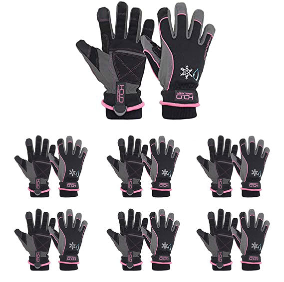 Handlandy 10/12 paires hommes femmes gants d'hiver écran tactile Ski Snowboard 8015