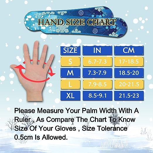 Handlandy Winter Work Gloves Waterproof Deerskin Leather 8019