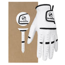 HANDLANDY Men's Golf Glove, QUALIHIDE Leather Left Hand Golf Glove for Men L859