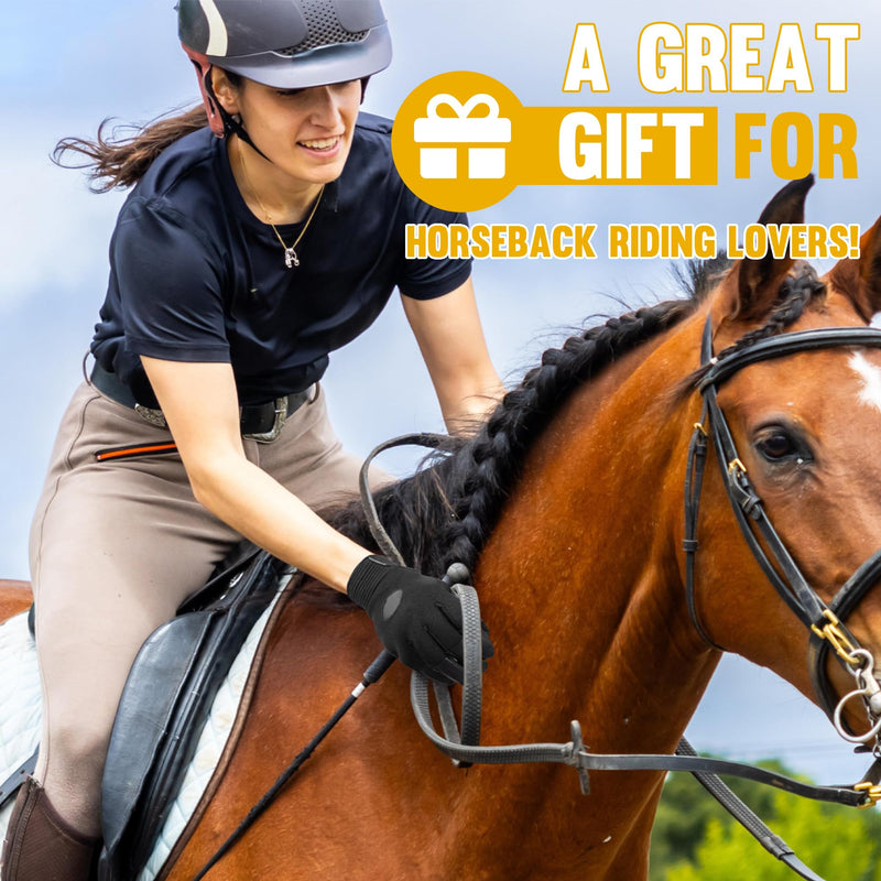HANDALNDY Horse Riding Gloves, Equestrian Gloves Adult Kids for Girls Boys, Durable Comfortable Grip6341/6342