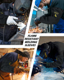 Handlandy Welding Sleeves Heat Flame Resistant 1180 (12 Pairs)