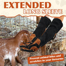 HANDLANDY 24 Inches Animal Handling Gloves Bite-Proof & Scratch-Resistant, Safe Durable Pet Gloves for Dogs, Cats, Falconry (Black, 24inch)13112