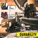 HANDLANDY Work Gloves for Men & Women, Utility Mechanic Working Gloves Touch Screen, Flexible Yard Work Gloves6350