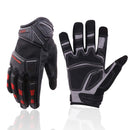 Handlandy Men Mechanics Touchscreen Gloves TPR Impact Reducing 6081