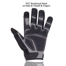 Handlandy Men Mechanics Touchscreen Gloves TPR Impact Reducing 6081