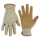 HANDLANDY Gardening Gloves for Women, Breathable Ladies Leather Garden Yard Gloves Best Gift for Gardeners 5212/5218