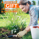 HANDLANDY Gardening Gloves for Women, Breathable Ladies Leather Garden Yard Gloves Best Gift for Gardeners 5212/5218