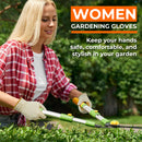 HANDLANDY Gardening Gloves for Women, Breathable Ladies Leather Garden Yard Gloves Best Gift for Gardeners 5212/5218