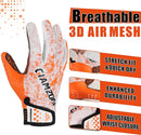GIAMZONP Youth Football Gloves, American Football Glovesfor Kids,  Receiver Gloves for Boys Girls S761