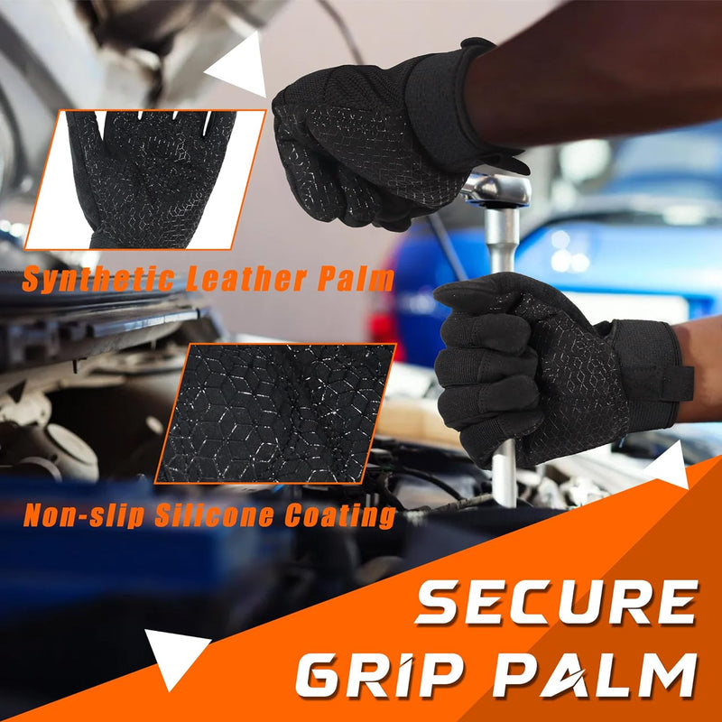 HANDLANDY Flexible Safety Utility Touch Screen Mechanics Gloves 6295