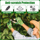 HANDLANDY Women Safety Work Gloves Utility Touch Screen Working Grip Glove for Yardwork Gardening Breathable Mechanic Gloves 5205/5201