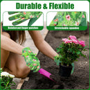 HANDLANDY Women Safety Work Gloves Utility Touch Screen Working Grip Glove for Yardwork Gardening Breathable Mechanic Gloves 5205/5201