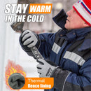 HANDLANDY Waterproof Work Gloves for Cold Weather, Insulated Winter Freezer Work Gloves with Grip for Men Women 11175