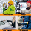 HANDLANDY Waterproof Work Gloves for Cold Weather, Insulated Winter Freezer Work Gloves with Grip for Men Women 11175