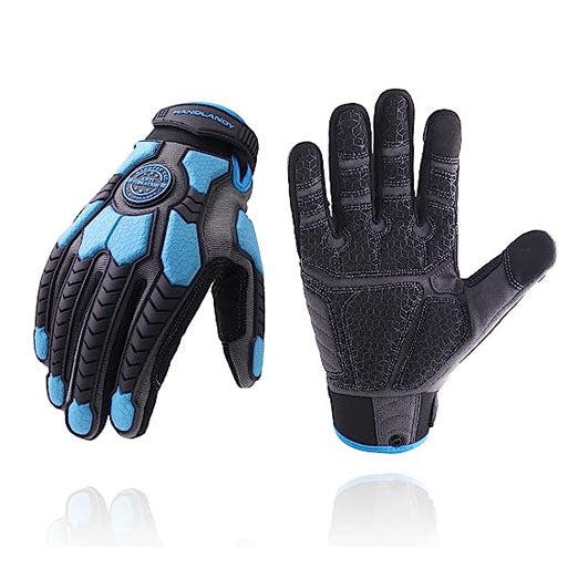 Handlandy TPR Protector Impact Gants de travail robustes Rembourrage SBR H685