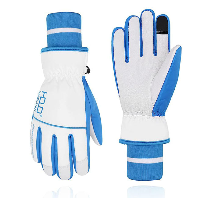 Handlandy Waterproof Ski Gloves Warm 3M Insulated Touchscreen H717