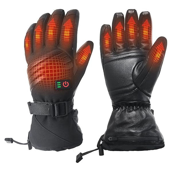 battery heated bicycle gloves HANDLANDY Heated Gloves for Men Women Rechargeable Waterproof H802 M
