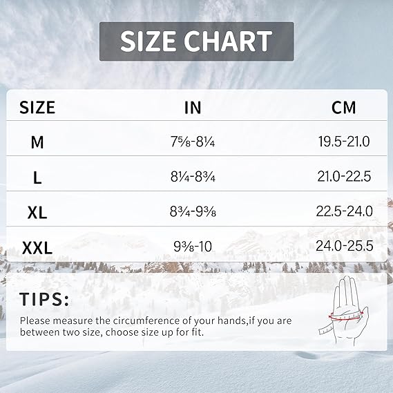HANDLANDY Beheizte Handschuhe für Männer und Frauen, wiederaufladbar, wasserdicht, H802