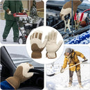 HANDLANDY Isolierte, verschleißfeste Arbeitshandschuhe aus Leder 12108