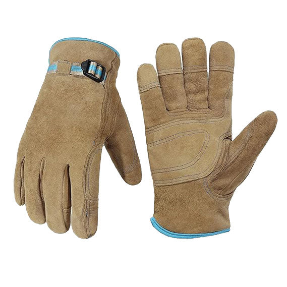 Gants de travail en cuir isolés hydrofuges d'hiver HANDLANDY 12107