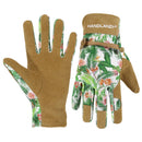 HANDLANDY Gardening Gloves for Women, Breathable Ladies Leather Garden Yard Gloves Best Gift for Gardeners 6298/5191/5216