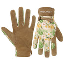 HANDLANDY Gardening Gloves for Women, Breathable Ladies Leather Garden Yard Gloves Best Gift for Gardeners 6298/5191/5216