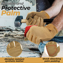 HANDLANDY Utility Gloves for Tactical Grip Safety Mechanic 6287